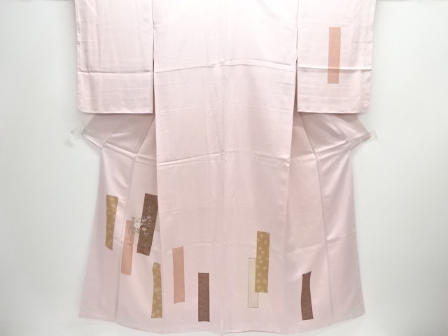 JAPANESE KIMONO / HOMONGI / EMBROIDERY / UNUSED / CAMELLIA